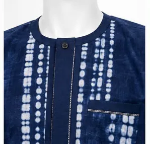 Placket and chest pocket