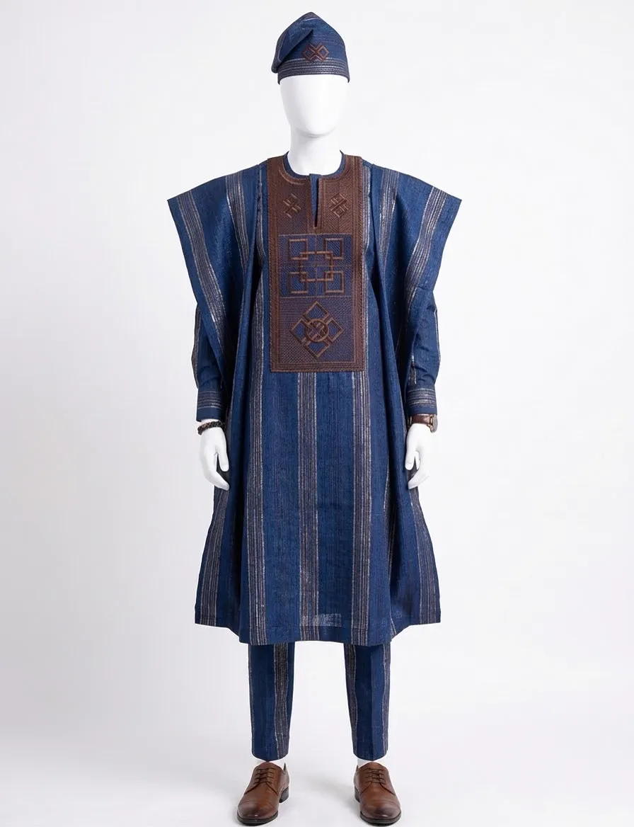Agbada, indigo aso oke