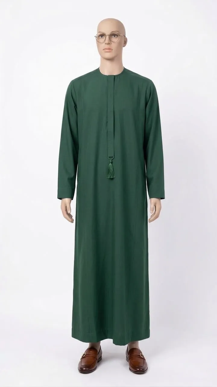 Kaftan, forest green